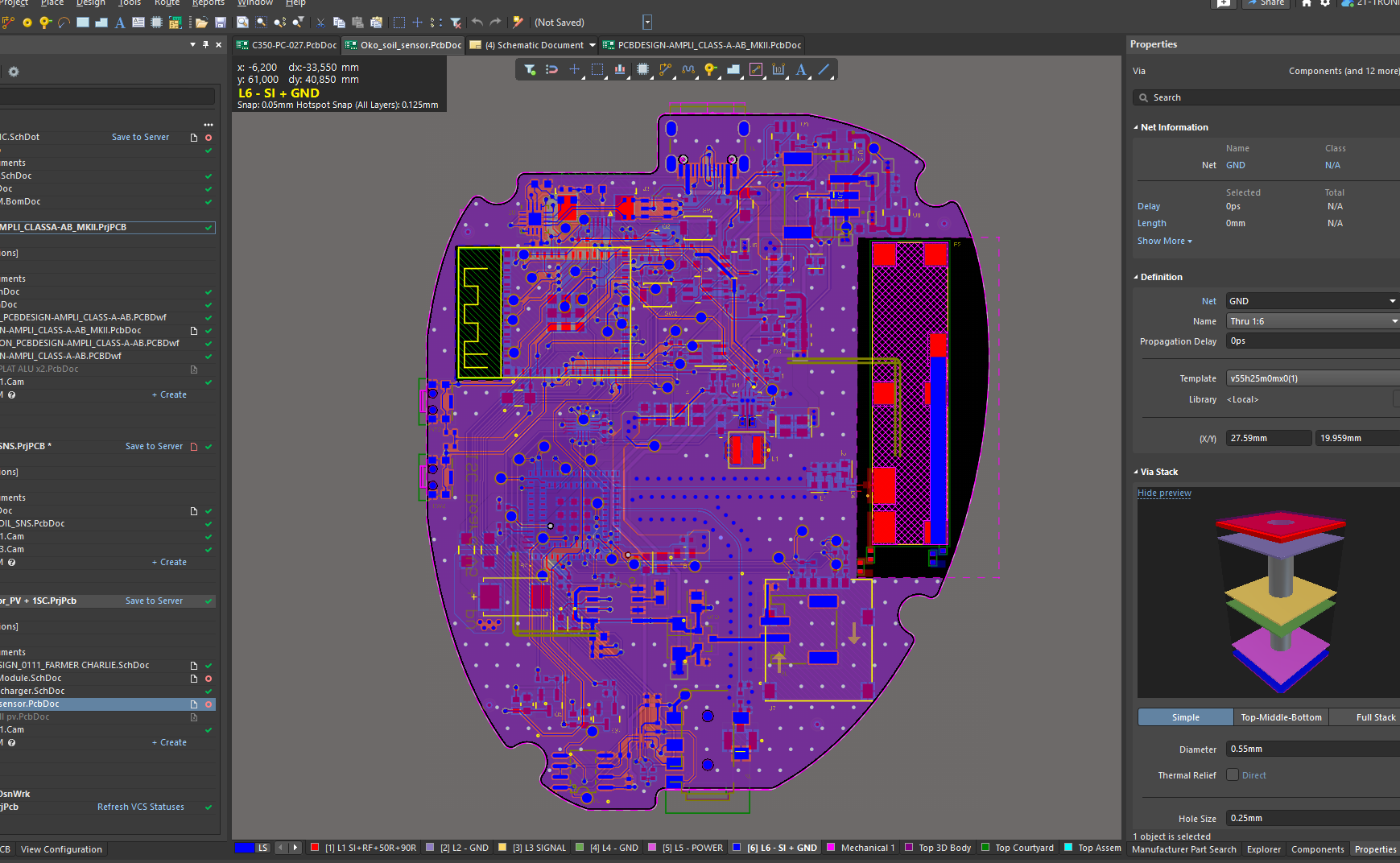 Routage PCB multicouches